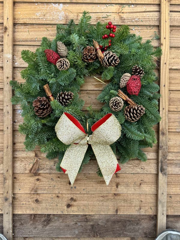 Traditional Glitter Wreath