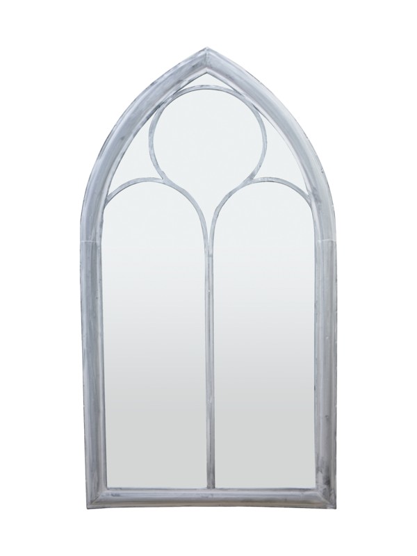 Church Window Metal Mirrors 112cm