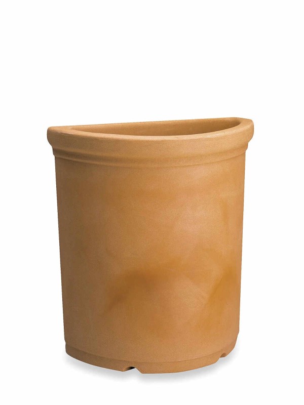 Semicircle Wall Pot Terracotta 25cm